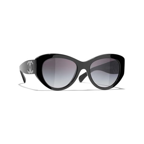 Sunglasses: Butterfly Sunglasses, acetate Black — Fashion.